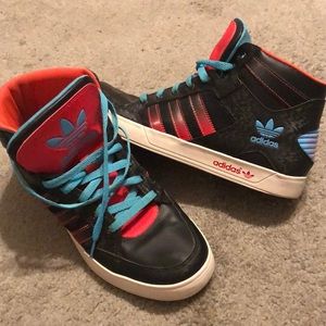 adidas leather school shoes